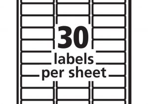 52 labels per sheet template