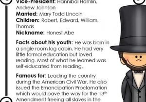 Abraham Lincoln Comprehension Worksheet 2Nd Grade And Abraham Lincoln Worksheets Middle School