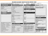 Accident Incident Investigation Procedure Template And Accident Incident Report And Investigation Form