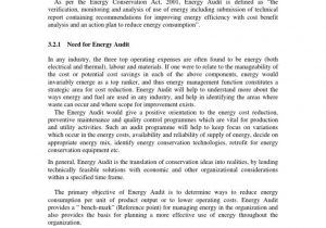 Ashrae Level 2 Energy Audit Sample Report And Conclusion Of Energy Audit Report