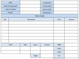 Auto Repair Bill Template And Auto Repair Invoice Template For Excel