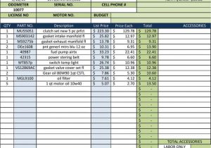 Auto Repair Invoice Software Free Download And Auto Repair Work Order Forms