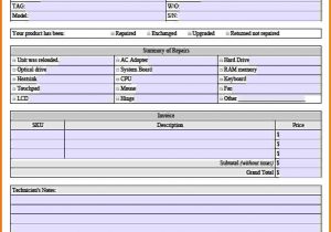 Auto Repair Invoice Template Excel And Free Auto Repair Invoice Template Pdf