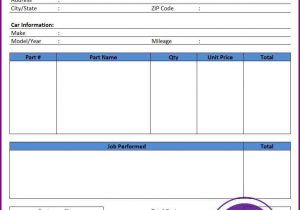 Auto Repair Invoices Template For Free And Car Repair Invoice Template Excel