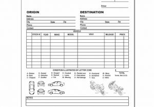 Auto Transport Bill Of Lading Form Pdf Free And Free Car Hauler Bill Of Lading Template