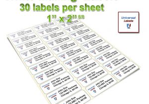 Avery 8195 Template And Label Templates For Word 30 Per Sheet