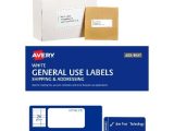 Avery Shipping Labels And Inkjet Label Templates
