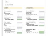 Balance Sheet Reconciliation Template And Balance Sheet Template Quickbooks