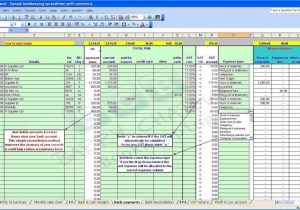 Basic Accounting Spreadsheet Template and Free Simple Accounting Spreadsheet for Small Business