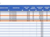Basic Inventory Excel Sheet and Inventory and Sales Manager Excel Template