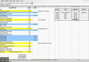 Basic Small Business Accounting Spreadsheet