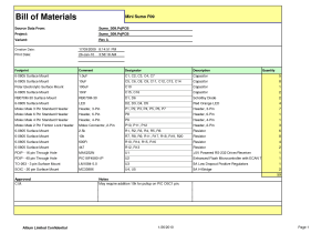 Bill Of Materials Software Free And Multi Level Bill Of Materials