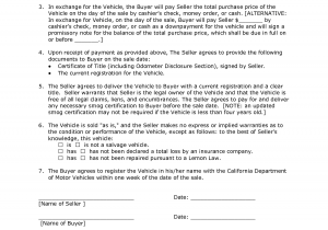 Bill Of Sale Template For Car Payments And Bill Of Sale Installment Payments