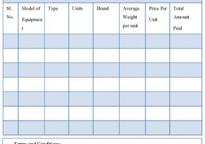 Bill Of Sale Template Heavy Equipment And Equipment Bill Of Sale Template Word