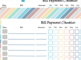 Bill Pay Monthly Template And Bill Pay Calendar Template