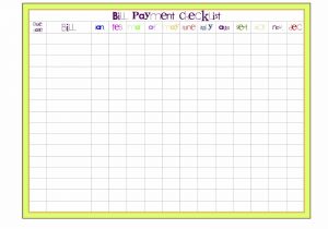Bill Payment Record Template And Small Business Accounting Excel