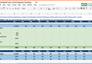 Bill Payment Tracker Template Excel And Household Budget Template Printable