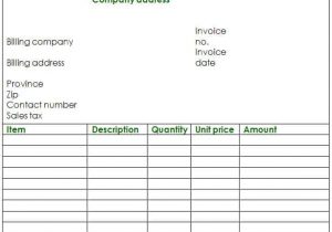 Blank Invoice And Online Invoice Software