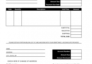 Blank Invoice Template Word And Billing Invoice Template Word