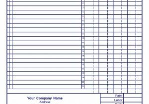 Body Shop Invoice Template Free And Body Shop Template Form