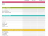 Budget Worksheet Pdf And Printable Yearly Budget Template
