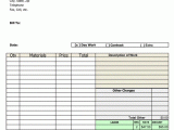 Building Maintenance Bill Format And Blank Invoice Template Free