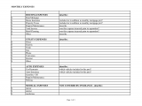 Business Expenses Sheet Template And Monthly Expenses Excel Sheet Template
