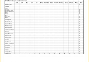 Business Expenses Spreadsheet Template Excel and Business Expenses Tracking Spreadsheet