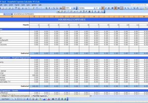 Business Finance Spreadsheet Template and New Business Expenses Spreadsheet