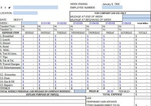 Business Travel Expense Tracker Template And Business Expense Report Template