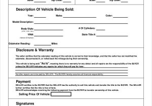 Car Bill Of Sale Oregon And Auto Bill Of Sale Sample