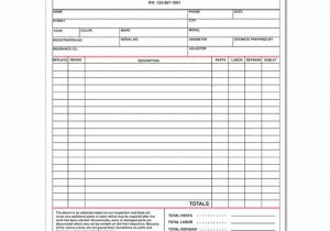 Car Body Shop Invoice Template And Free Printable Auto Repair Forms