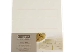 Celebrate It Place Cards Template And Fold Over Card Template