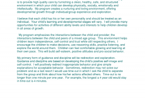 Child Care Philosophy Ideas And Personal Philosophy Statement Examples