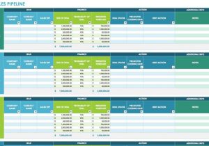 Client Prospect Tracking Spreadsheet and Prospect Tracker Excel Template