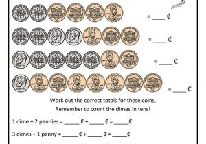 Coin Value And Name Worksheet And Coin Identifier And Value