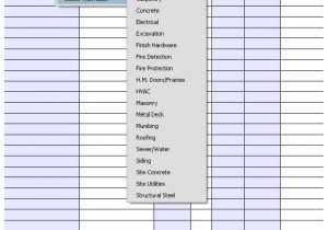 Construction Cost Estimate Template Excel And Excel Estimate Worksheet