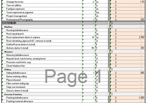 Construction Estimating Spreadsheet Template And Home Renovation Spreadsheet