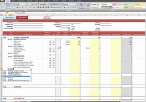 Construction Job Costing Spreadsheet And Job Costing Spreadsheet Template