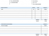 Consultant Billing Template And Consultant Invoice Template Doc