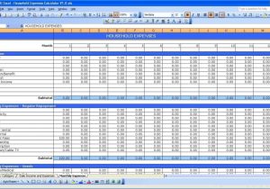 Daily Expense Tracker Spreadsheet And Daily Spending Tracker Spreadsheet