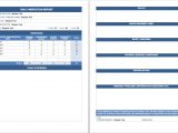 Daily Sales Call Report Template In Excel And Sales Call Report Form Template