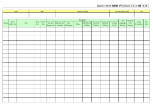 Daily Sales Report Template For Restaurants And Daily Sales Report Format In Excel