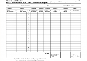 Daily Sales Report Template Free Download And Sales Report Template Free Download
