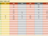 Daily Task Tracker Excel Sheet and Project Management Task Tracking Spreadsheet