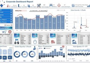 Dashboard In Excel Template With Free Download And Dashboards In Excel 2010 Templates
