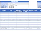 Data Center Inventory Spreadsheet