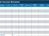 Debt consolidation budget worksheet and debt information worksheets