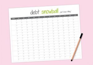 Debt Reduction Calculator Snowball Spreadsheet and Debt Elimination Template Excel
