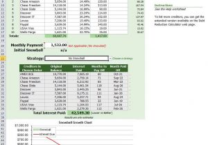 Debt Reduction Spreadsheet Snowball And How To Create A Debt Reduction Spreadsheet
